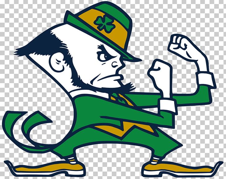 University Of Notre Dame Notre Dame Fighting Irish Football Leprechaun Mascot Logo PNG, Clipart, Area, Art, Artwork, Beak, Bucky Badger Free PNG Download
