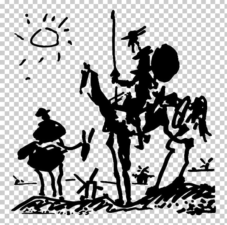 Don Quixote Sancho Panza Painting Work Of Art PNG, Clipart, Art, Art Museum, Black And White, Don Quijote, Don Quixote Free PNG Download
