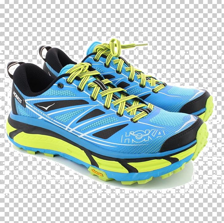 HOKA ONE ONE Mafate Speedgoat Shoe Trail Running PNG, Clipart, Aqua, Athletic Shoe, Basketball Shoe, Blue, Electric Blue Free PNG Download