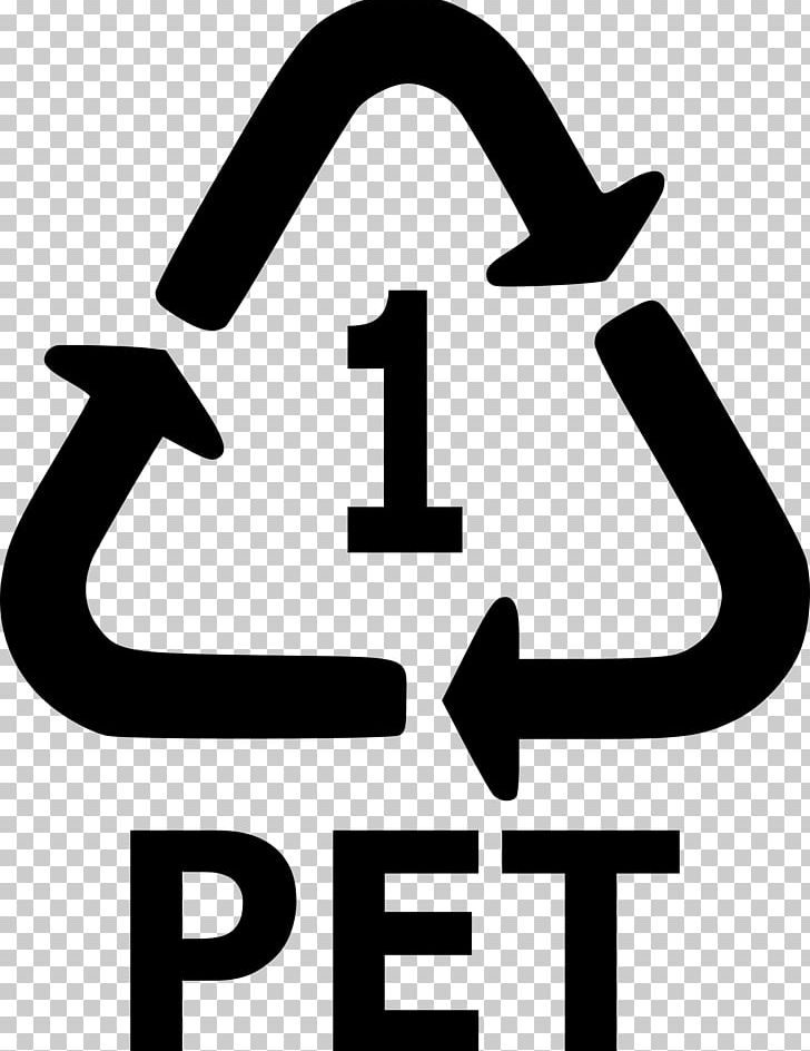 Plastic Recycling Polyethylene Terephthalate Recycling Symbol PET Bottle Recycling PNG, Clipart, 1 Pet, Area, Black And White, Bottle, Brand Free PNG Download