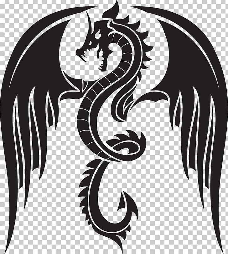 Chinese Dragon Tattoo Desktop PNG, Clipart, Bird, Black And White, Chinese Dragon, Computer Icons, Desktop Free PNG Download