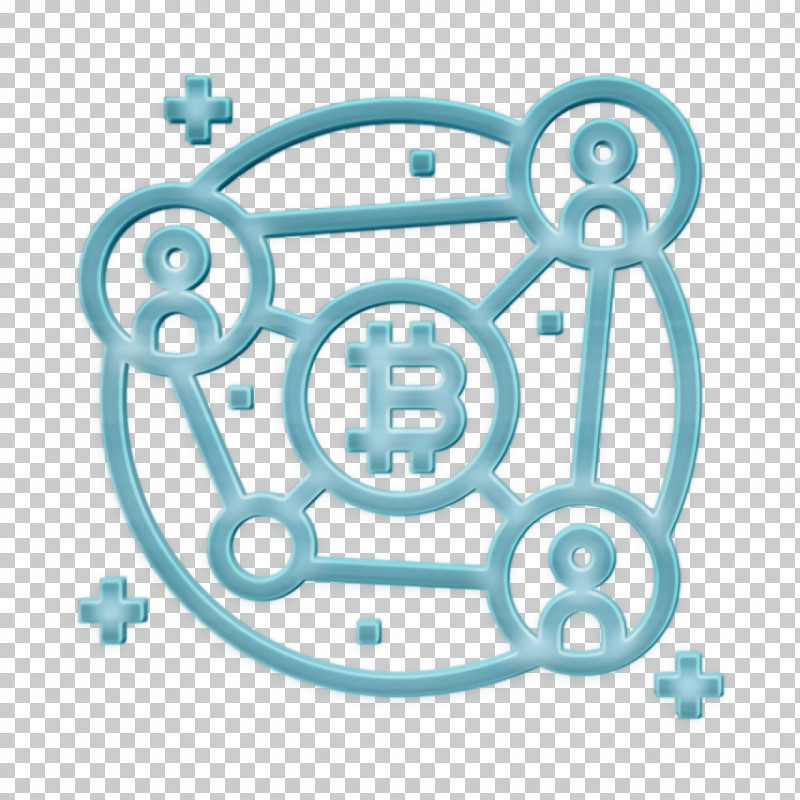 Bitcoin Icon Blockchain Icon PNG, Clipart, Aqua, Bitcoin Icon, Blockchain Icon, Circle, Line Free PNG Download