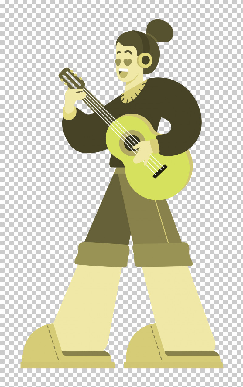 Playing The Guitar Music Guitar PNG, Clipart, Behavior, Brass Instrument, Cartoon, Character, Guitar Free PNG Download