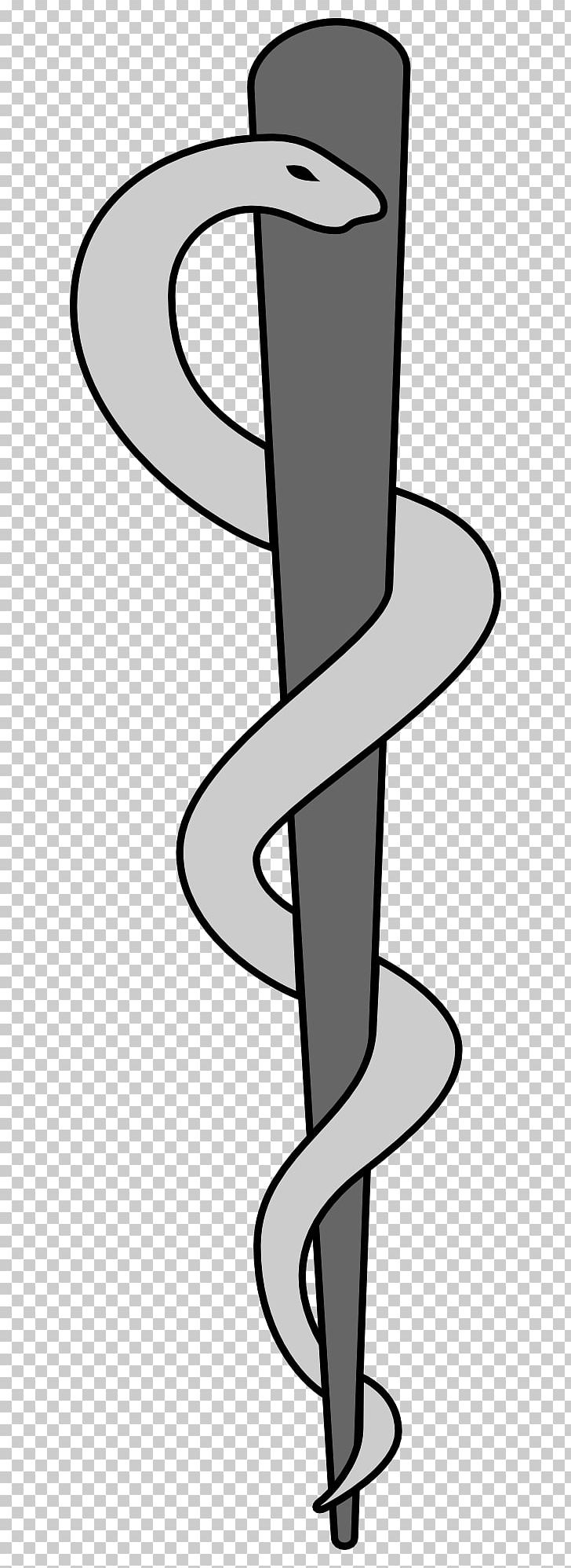 Rod Of Asclepius Wikipedia Wikimedia Commons PNG, Clipart, Angle, Asclepius, Black And White, Common, Disease Free PNG Download