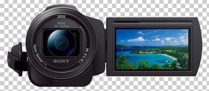 Sony Handycam FDR-AX33 4K Resolution Camcorder PNG, Clipart, 4k Resolution, Camcorder, Camera, Camera Accessory, Camera Lens Free PNG Download