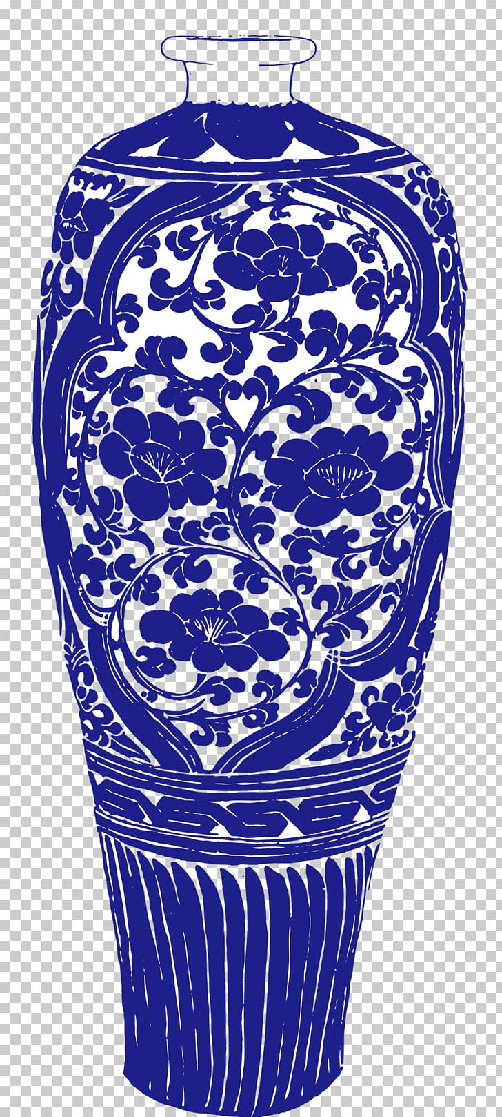 Blue And White Pottery Ceramic Porcelain Vase Motif PNG, Clipart, Art, Artifact, Black White, Blue, Blue Abstract Free PNG Download