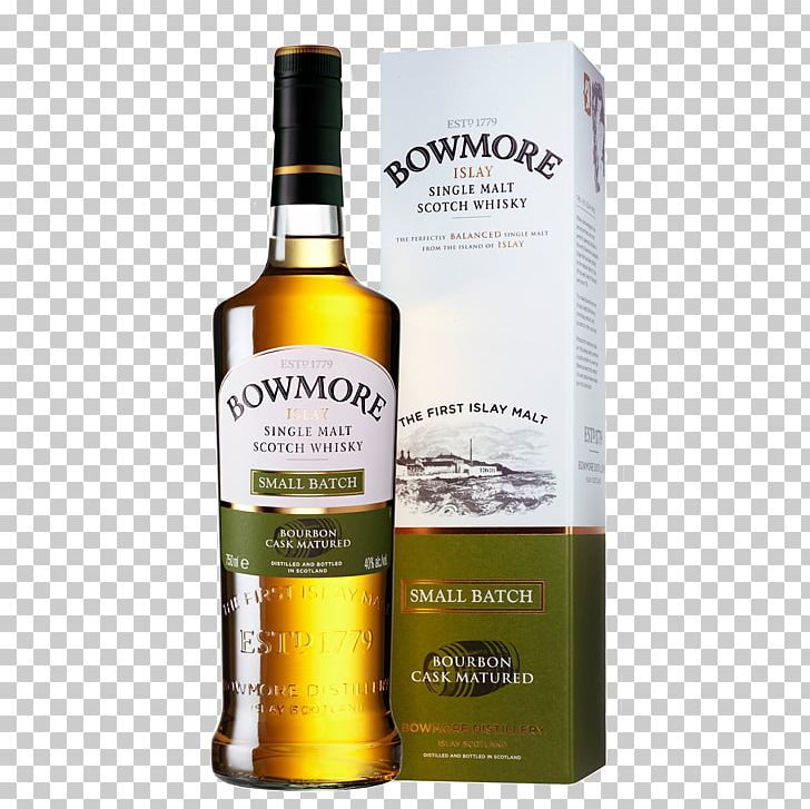 Bowmore Single Malt Whisky Scotch Whisky Whiskey Islay Whisky PNG, Clipart, Bottle, Bourbon Whiskey, Bowmore, Dessert Wine, Distilled Beverage Free PNG Download