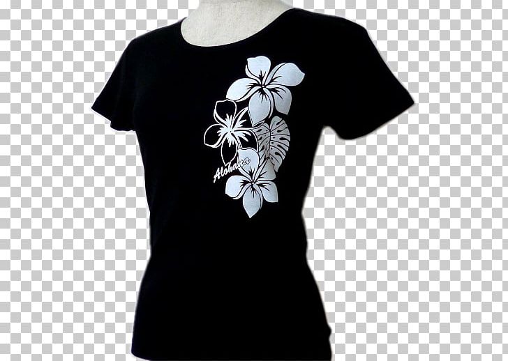T-shirt Visual Arts Neck Font PNG, Clipart, Art, Black, Black M, Flower, Hula Skirt Free PNG Download