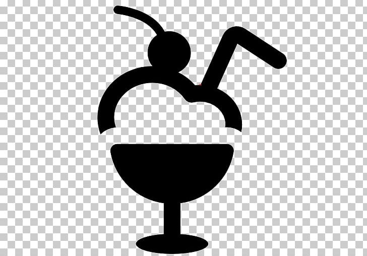 Ice Cream Sundae Dessert Computer Icons PNG, Clipart, Artwork, Black And White, Cherry, Computer Icons, Cream Free PNG Download