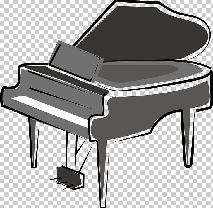 Fortepiano Musical Instrument PNG, Clipart, Black And White, Cartoon Piano, Digital Piano, Furniture, Happy Birthday Vector Images Free PNG Download
