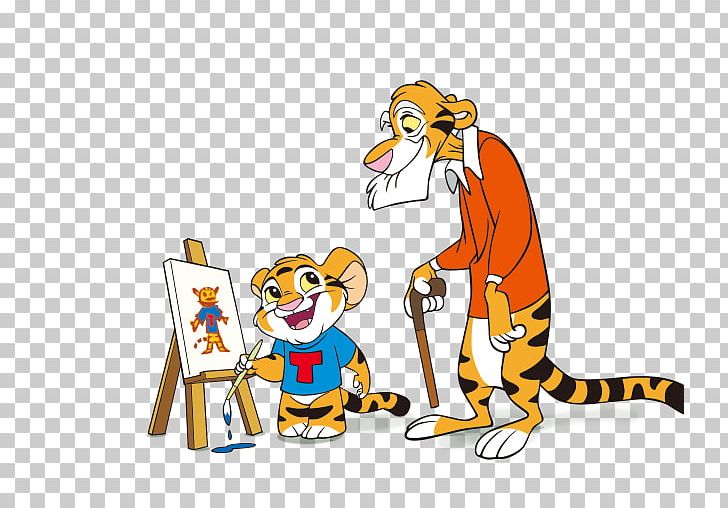 Tiger Corporation 姉弟 Family PNG, Clipart, Animal, Animal Figure, Art, Big Cats, Carnivoran Free PNG Download