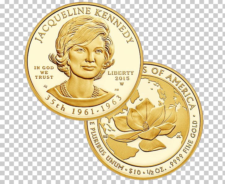 Coin Jacqueline Kennedy Onassis Gold United States The Kennedys PNG, Clipart, Cash, Gold, Gold Coin, Half Dollar, Jackie Kennedy Free PNG Download