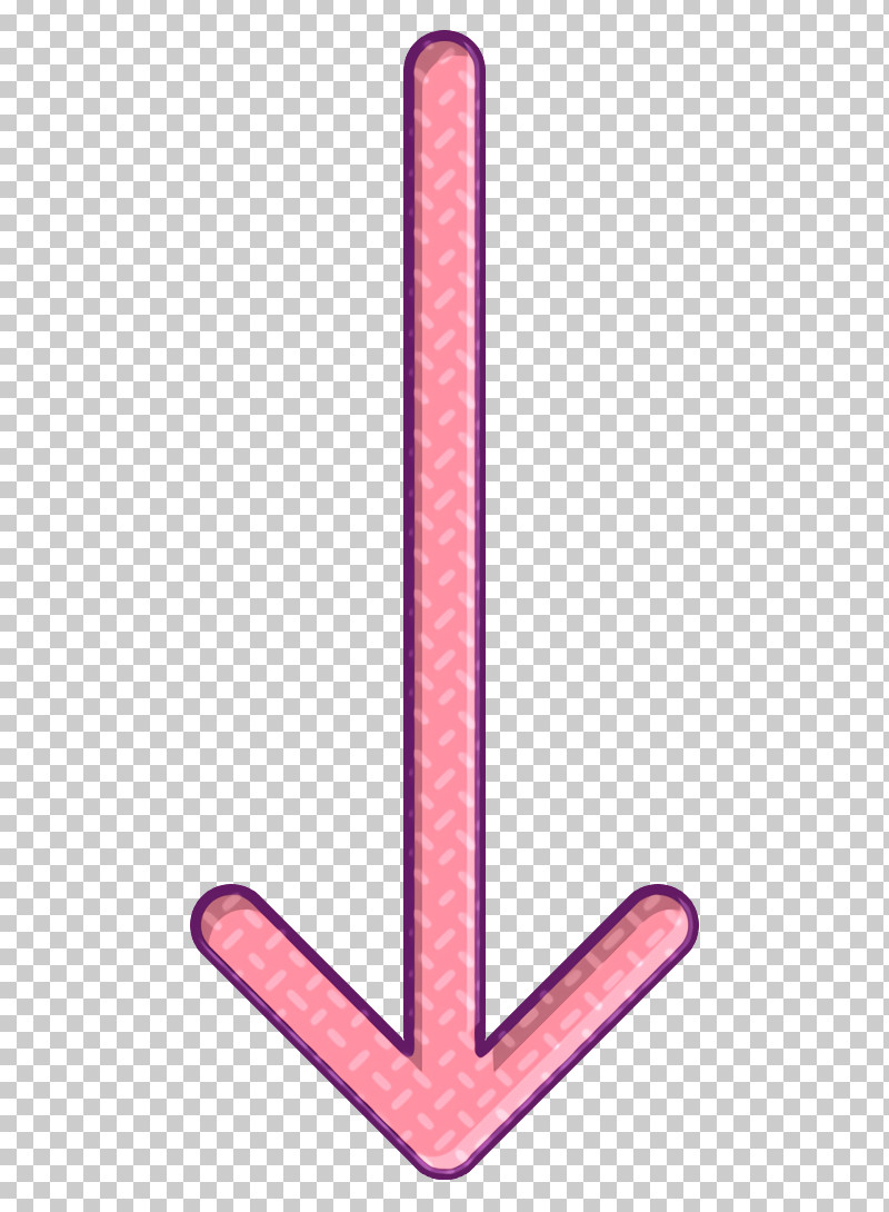 Arrow Icon Direction Icon Down Icon PNG, Clipart, Arrow Icon, Direction Icon, Down Icon, Pink, Pointer Icon Free PNG Download