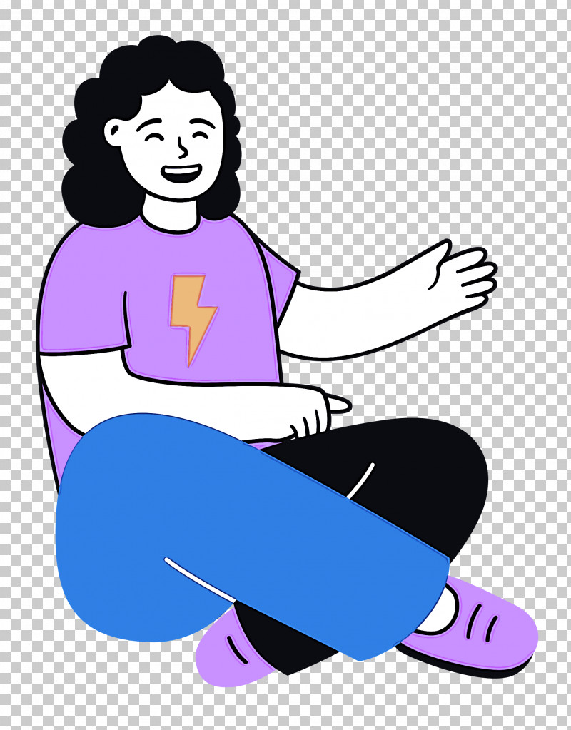 Sitting On Floor Sitting Woman PNG, Clipart, Cartoon, Girl, Idea, Lady, Lighting Free PNG Download