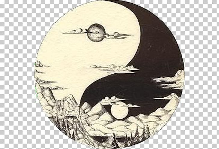 Yin And Yang Moon Drawing Light Tattoo PNG, Clipart, Circle, Color, Coloring Book, Drawing, Fixed Stars Free PNG Download