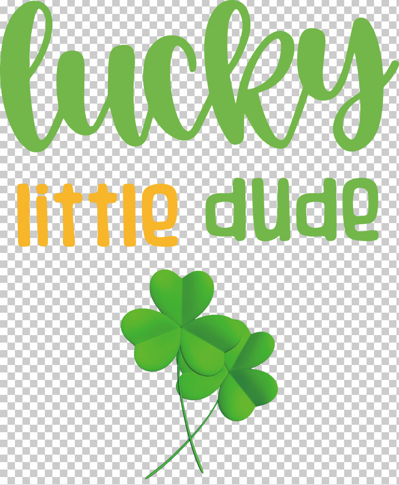 Lucky Little Dude Patricks Day Saint Patrick PNG, Clipart, Grasses, Leaf, Line, Logo, M Free PNG Download