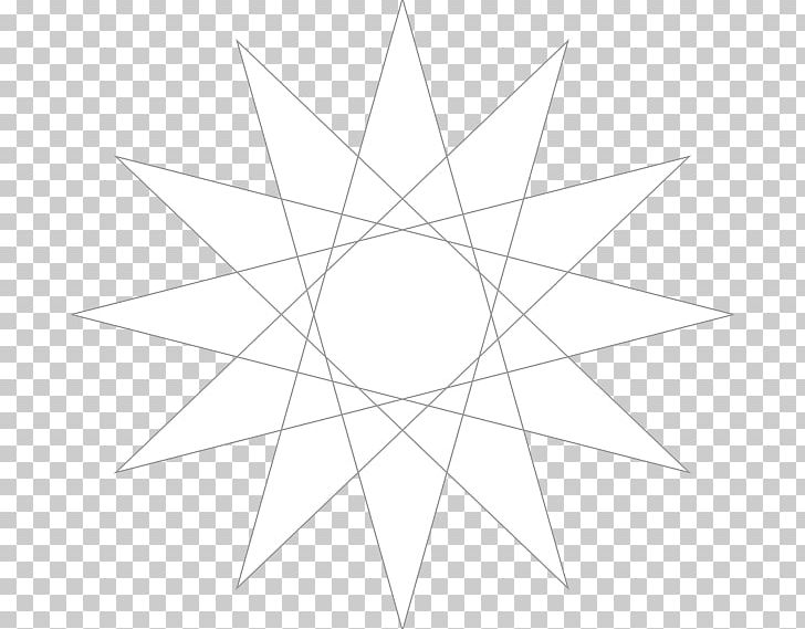 Star Polygon Circle Point PNG, Clipart, Angle, Area, Black And White, Circle, Diagram Free PNG Download