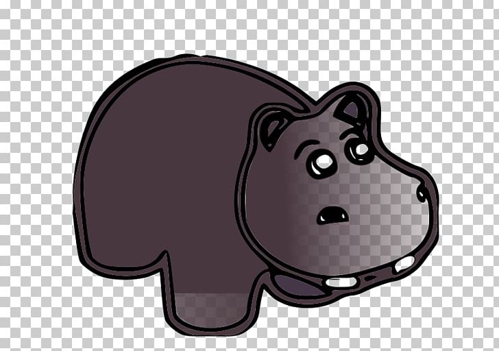 Hippopotamus Bear Computer Icons PNG, Clipart, Animals, Bear, Black, Canidae, Carnivoran Free PNG Download