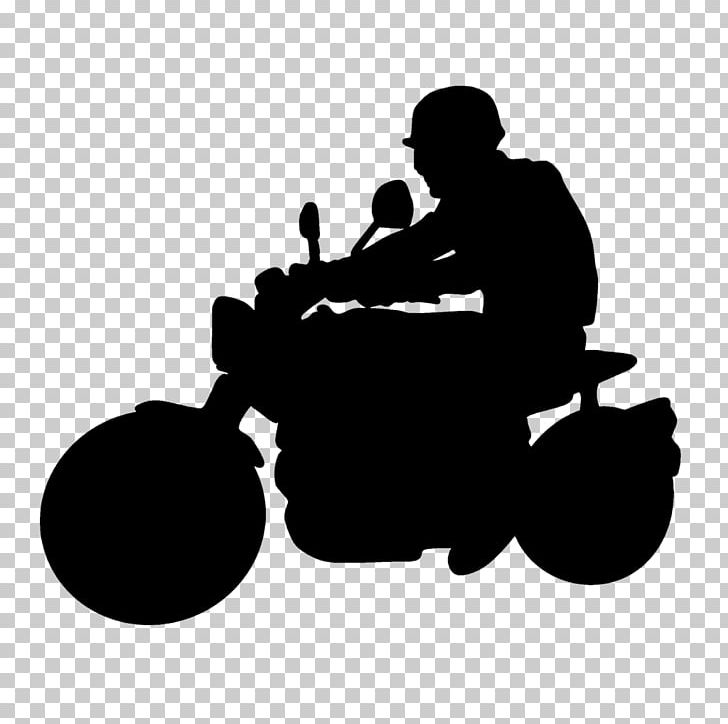 Silhouette Motorcycle Drawing PNG, Clipart, Bicycle, Black, Black And White, Drawing, Human Behavior Free PNG Download