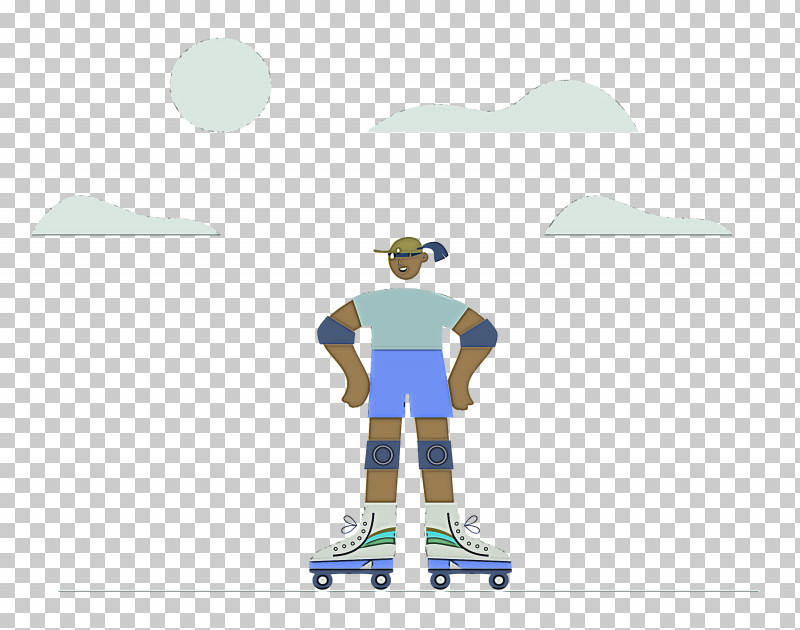Roller Skating Sports Outdoor PNG, Clipart, Behavior, Cartoon, Hm, Human, Line Free PNG Download