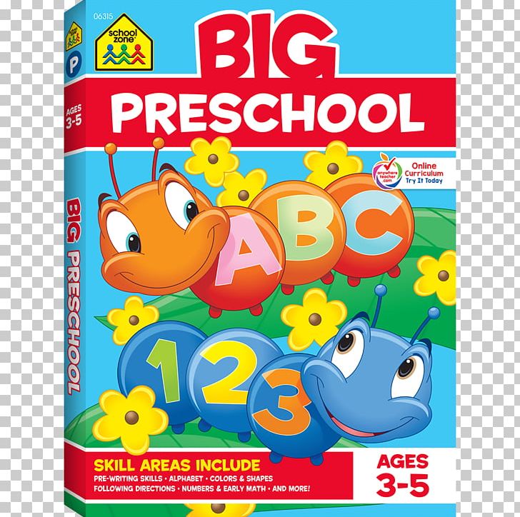 Big Preschool Big Kindergarten Workbook Pre-school Education School Zone PNG, Clipart, Area, Big Preschool Workbook, Book, Education, Educational Toy Free PNG Download