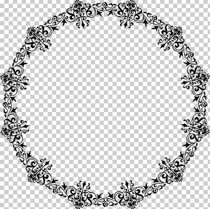 Border Miscellaneous Frame PNG, Clipart, Area, Black And White, Body Jewelry, Border, Circle Free PNG Download