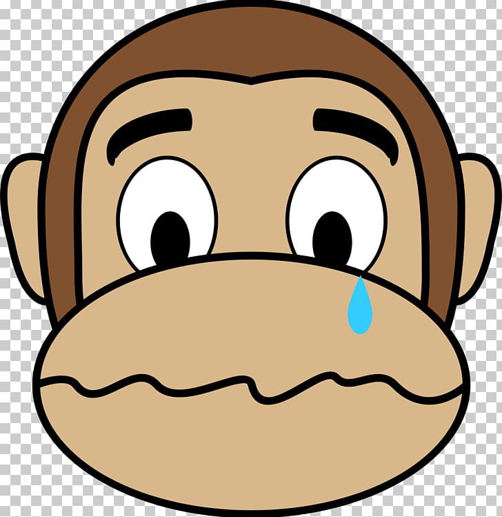 Monkey Crying Tears PNG, Clipart, Animals, Cheek, Computer Icons, Crying, Emoji Free PNG Download