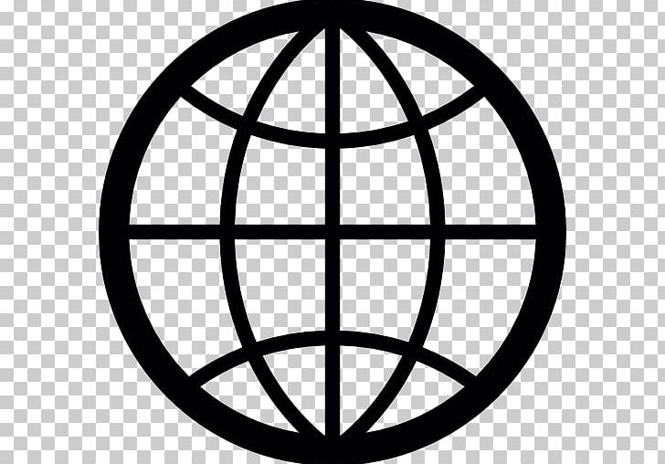 Globe Internet Computer Icons PNG, Clipart, Area, Black And White, Circle, Computer Icons, Earth Free PNG Download