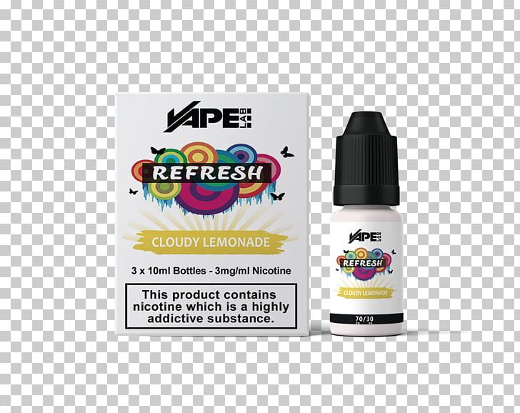 Electronic Cigarette Aerosol And Liquid Juice Lemonade PNG