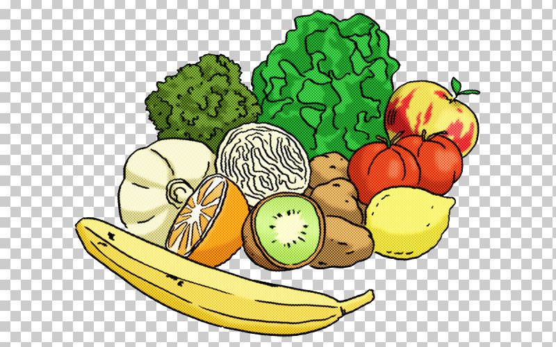 Natural Foods Vegetable Vegan Nutrition Superfood Food Group PNG, Clipart, Banana, Broccoli, Cartoon, Food, Food Group Free PNG Download