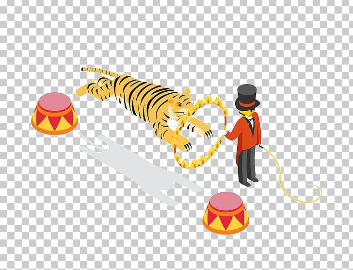 Tiger Circus Cartoon Illustration PNG, Clipart, Acrobatics, Animals, Be Good, Circle, Circle Frame Free PNG Download