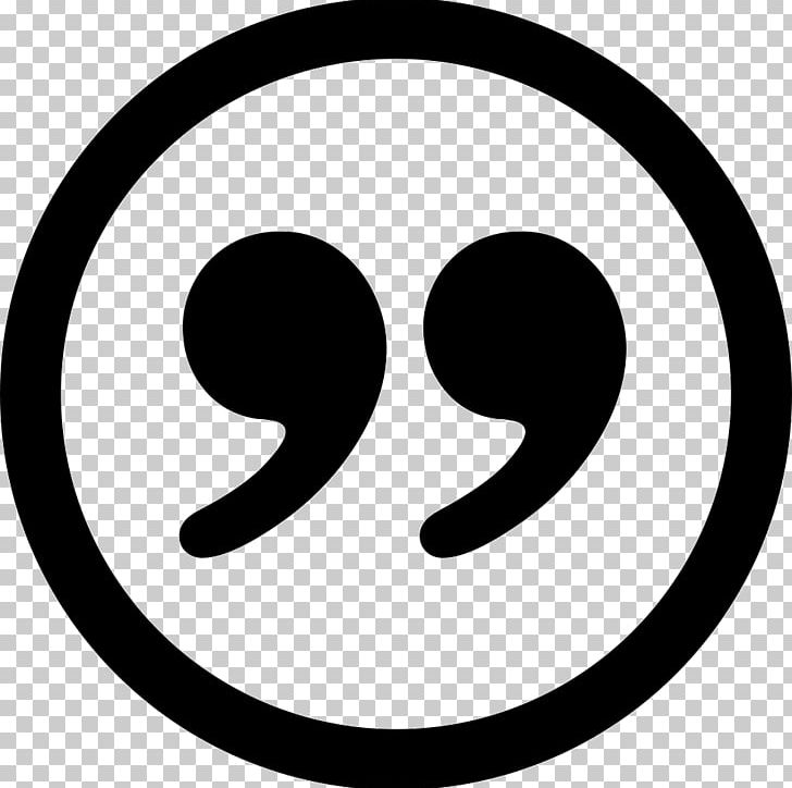 Computer Icons Social Media Quotation Mark PNG, Clipart, Area, Black And White, Button, Circle, Cite Free PNG Download