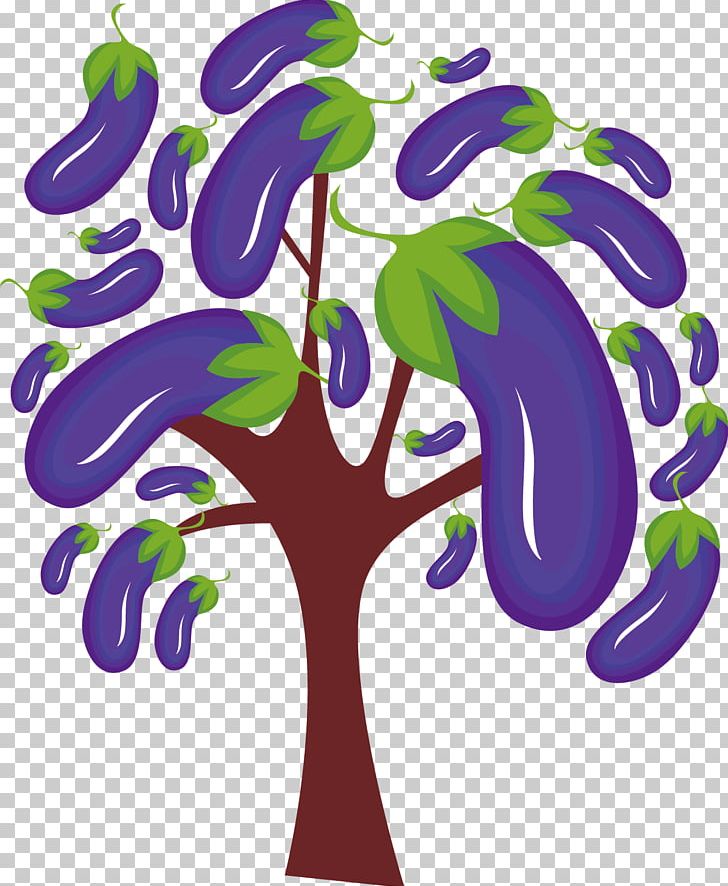 Eggplant Illustration PNG, Clipart, Art, Auglis, Autumn Tree, Cartoon, Christmas Tree Free PNG Download