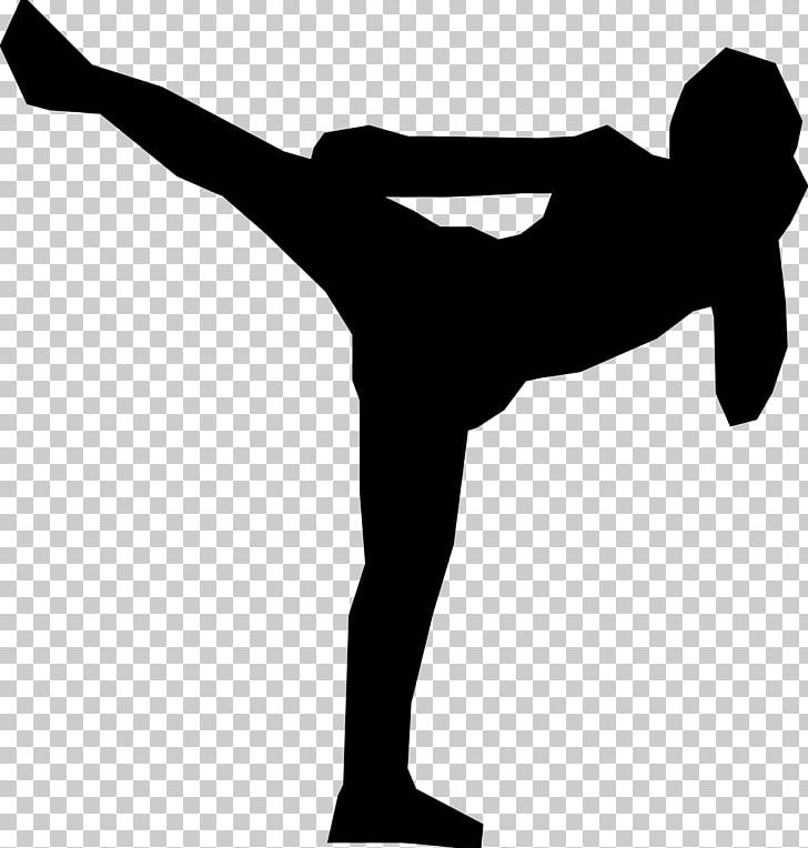 Muay Thai Kickboxing Martial Arts PNG, Clipart, Angle, Arm, Balance, Black And White, Boxing Free PNG Download