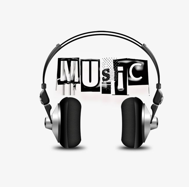 Music PNG, Clipart, Black, Black Clipart, Headphones Clipart, Headset, Music Free PNG Download