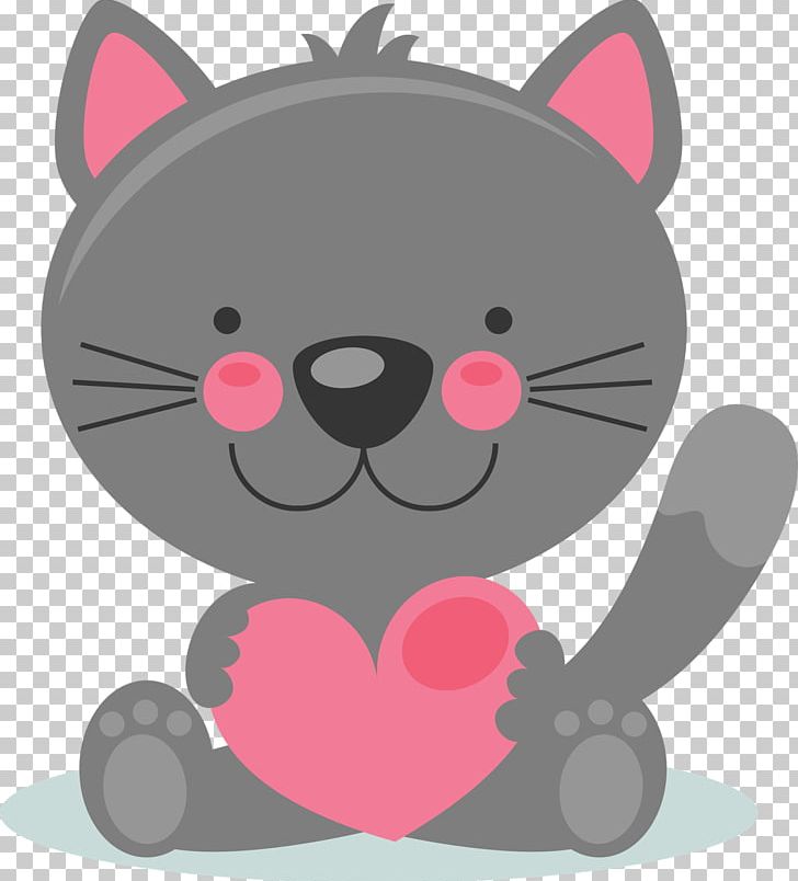 Valentine's Day Kitten PNG, Clipart, Bad Kitty, Black, Carnivoran, Cat, Cat Like Mammal Free PNG Download