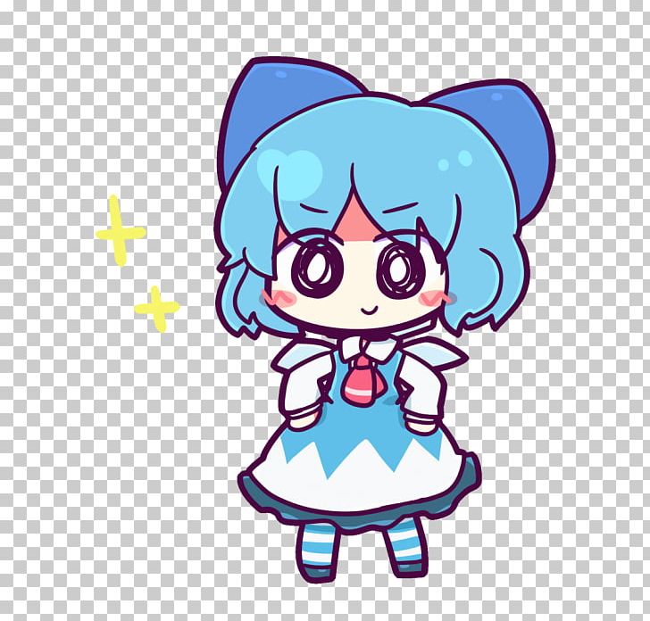 Cirno Touhou Project PNG, Clipart, Area, Art, Artwork, Bit, Blue Free PNG Download