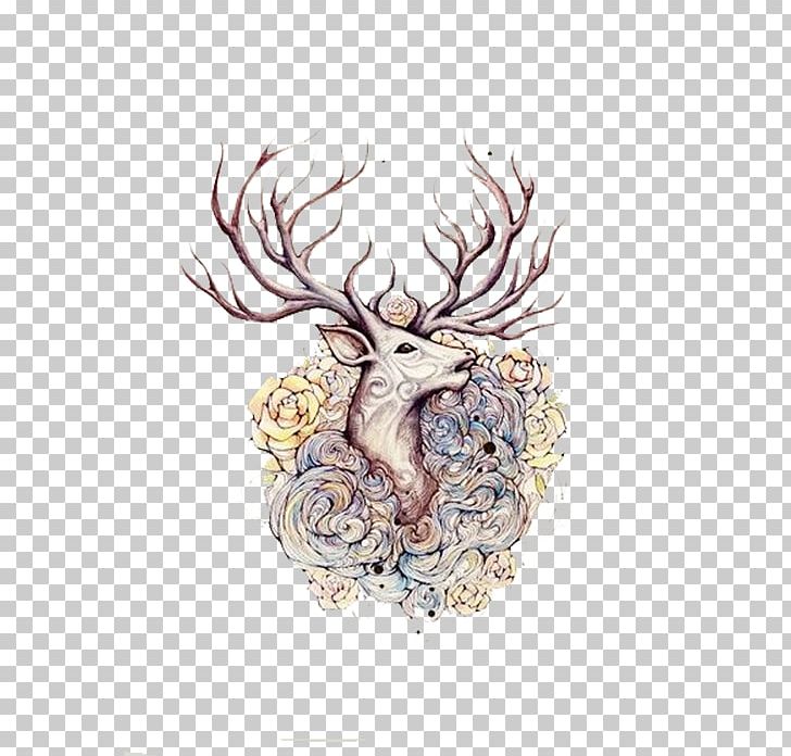 Moose Deer Elk Tattoo Flash PNG, Clipart, Alces, Aliexpress, Animals, Antler, Art Free PNG Download