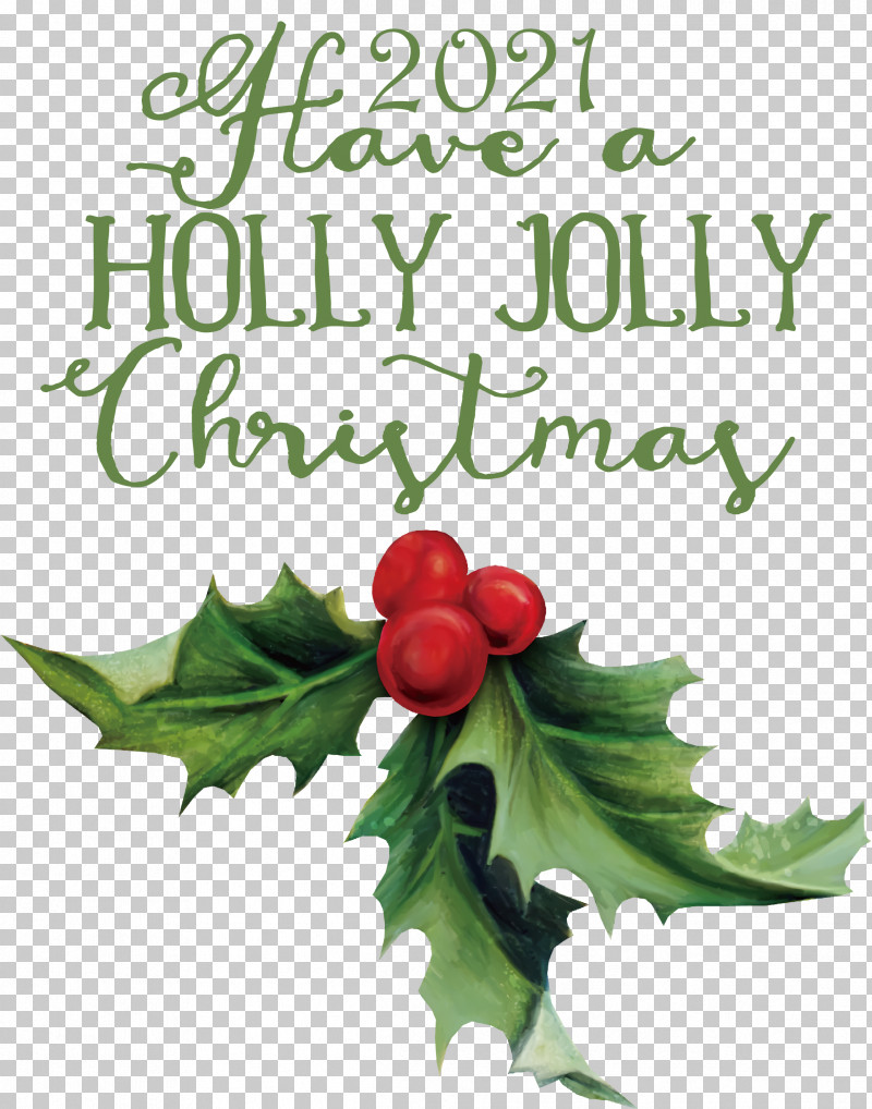 Holly Jolly Christmas PNG, Clipart, Aquifoliales, Bauble, Christmas Day, Fruit, Holly Free PNG Download
