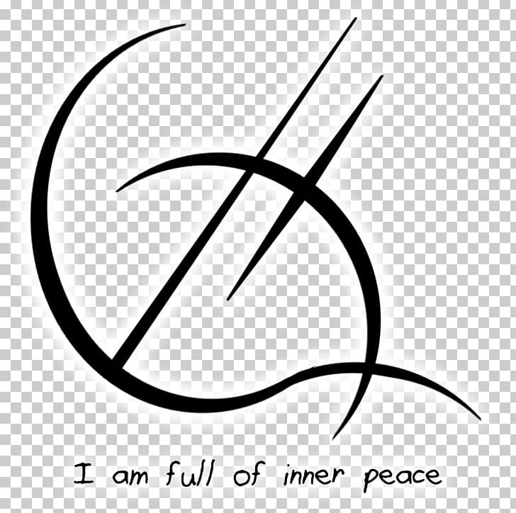 Sigil Witchcraft Symbol Inner Peace PNG, Clipart, Angel, Angle, Area, Black, Black And White Free PNG Download