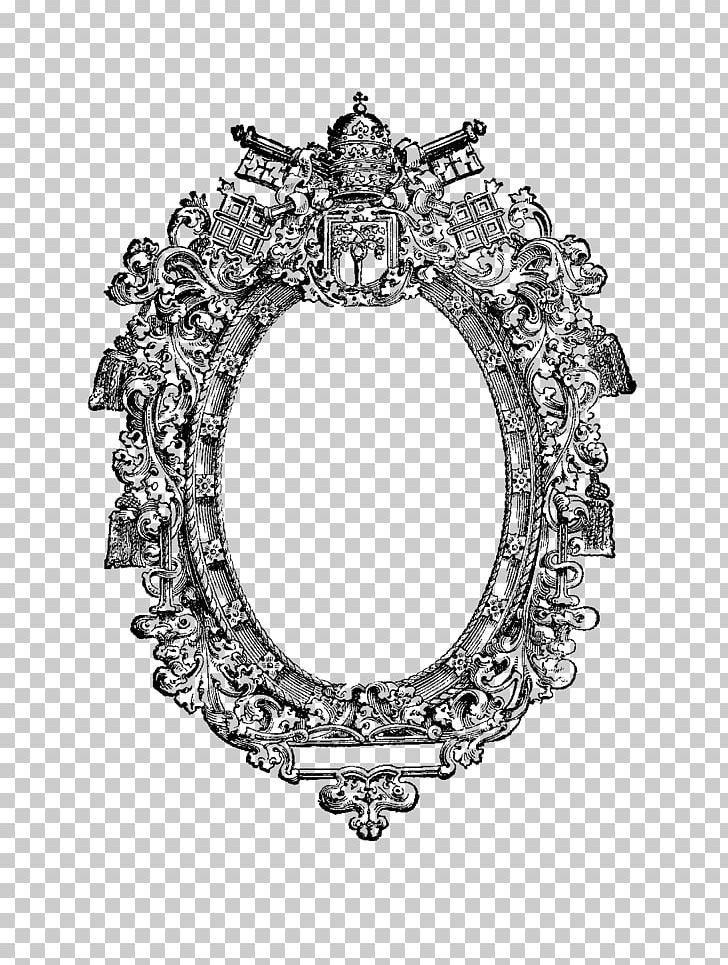 LeBon Bakehouse Vintage Clothing Mirror PNG, Clipart, Antique, Black And White, Body Jewelry, Border Frames, Brooch Free PNG Download