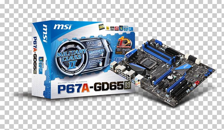 LGA 1155 Motherboard MSI P67A-GD55 Intel P67 PNG, Clipart, Atx, Computer Component, Computer Hardware, Electron, Electronic Device Free PNG Download