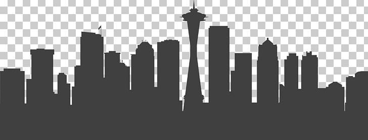 Seattle Graphics Skyline Stock Illustration PNG, Clipart, Black And White, City, Cityscape, Computer Wallpaper, Daytime Free PNG Download