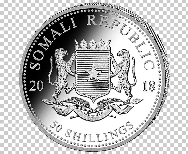 Silver Coin Somalia Bullion PNG, Clipart, Apmex, Badge, Brand, Bullion, Coin Free PNG Download