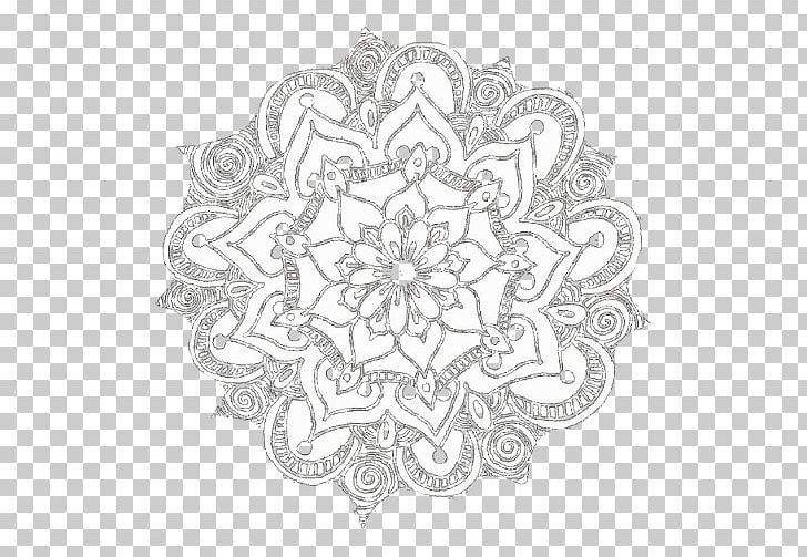 Textile Drawing Visual Arts Doily PNG, Clipart, Area, Art, Arts, Black And White, Circle Free PNG Download