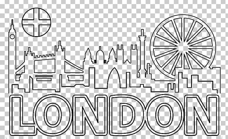 Euclidean London City Scape PNG, Clipart, Angle, Area, Art, Attractions, Black And White Free PNG Download