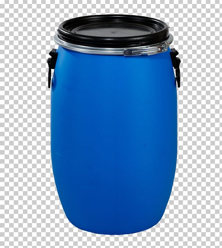 Plastic Drum Barrel High-density Polyethylene PNG, Clipart, Barrel, Cobalt Blue, Container, Drum, Electric Blue Free PNG Download