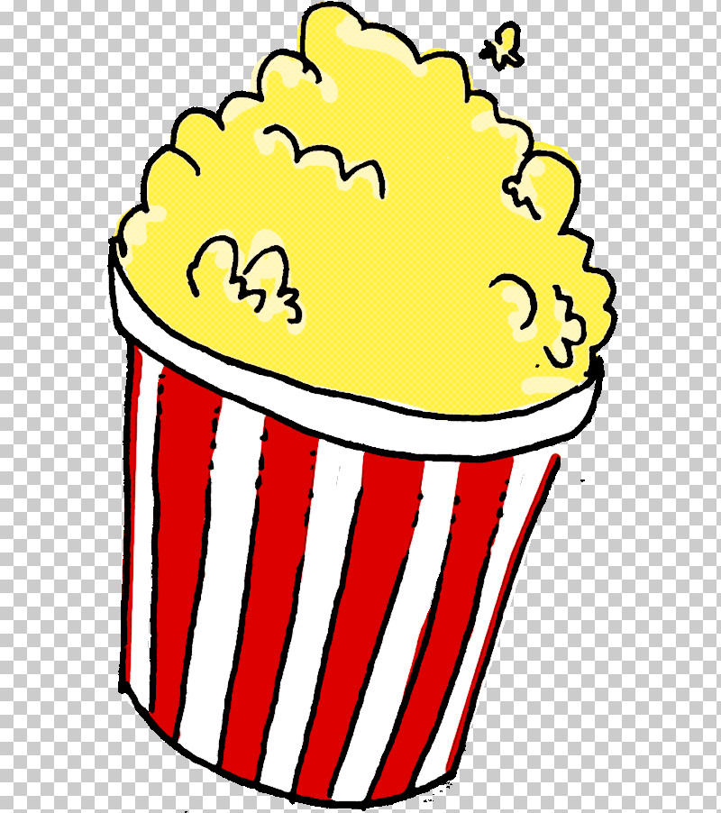 Popcorn PNG, Clipart, Baking Cup, Popcorn, Yellow Free PNG Download