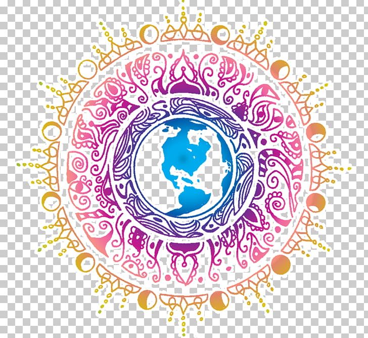 Earth Mandala Magic Circle Season PNG, Clipart, Art, Circle, Deviantart, Earth, Flickr Free PNG Download