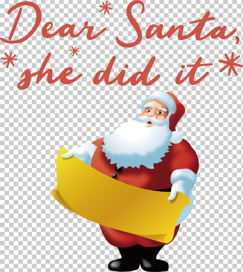 Dear Santa Santa Christmas PNG, Clipart, Cartoon, Christmas, Christmas Day, Christmas Ornament, Christmas Ornament M Free PNG Download